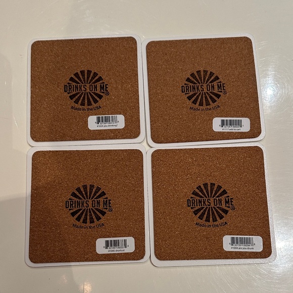 Colorful Humorous Coasters Set - Picture 2 of 2